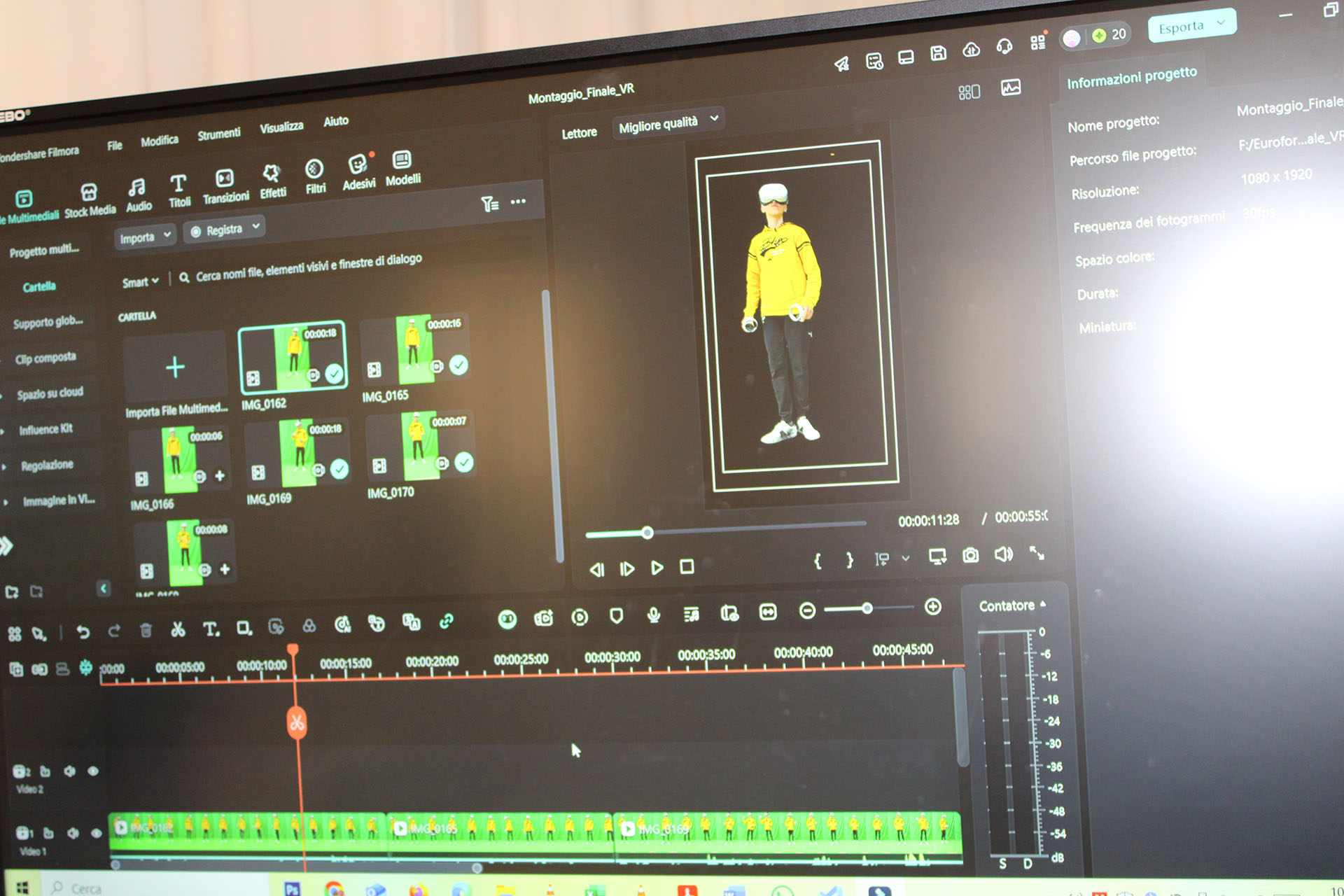 Produzione e editing video professionale
